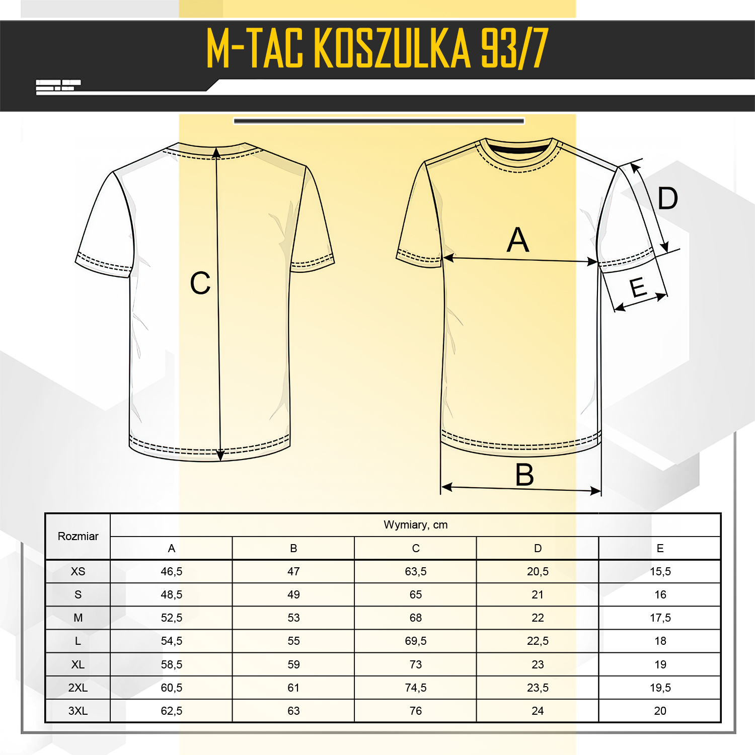 M-Tac Koszulka 93/7 Dark Grey M Rozmiar M