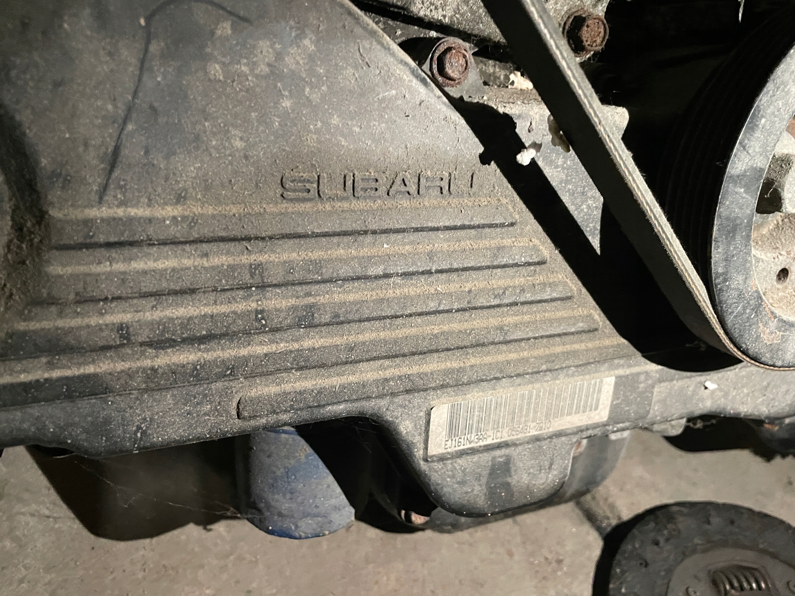 SILNIK SŁUPEK KOMPLETNY SUBARU EJ16 1,6 00’ 90.000 TYS. KM SKRZYNIA Numer katalogowy części EJ16