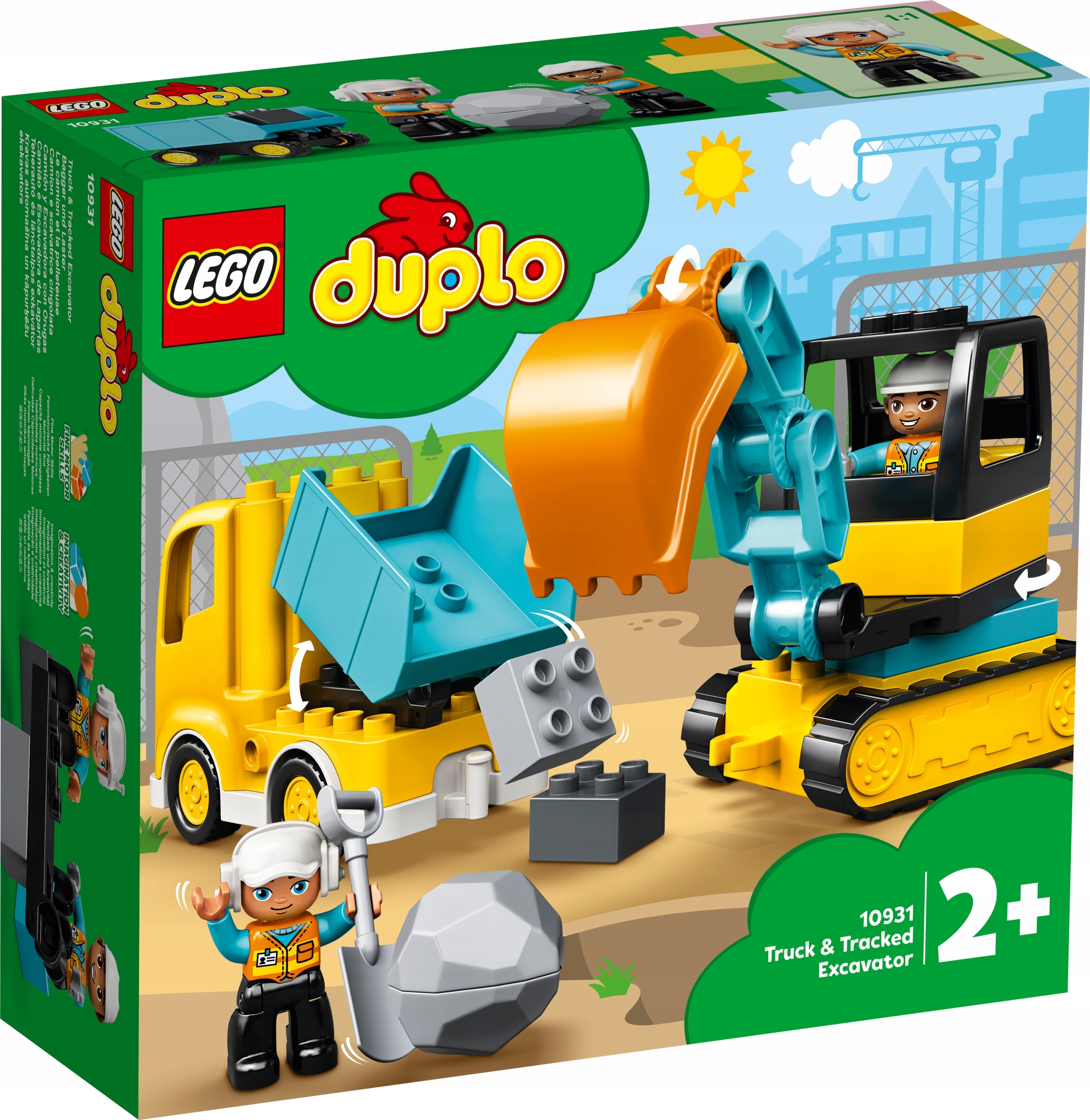 Lego Duplo Kamion A Bagr Sada 10931