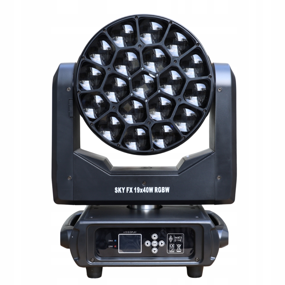 LIGHT4ME Sky Fx 19x40W Rgbw pohyblivá hlava wash