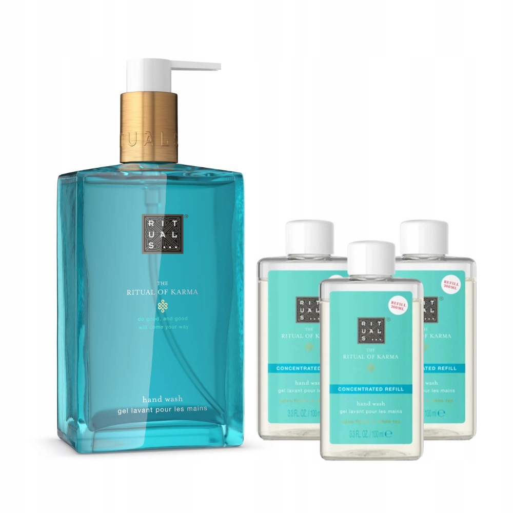 Rituals The Ritual of Karma Mýdlo na ruce 300 ml 3 doplňky