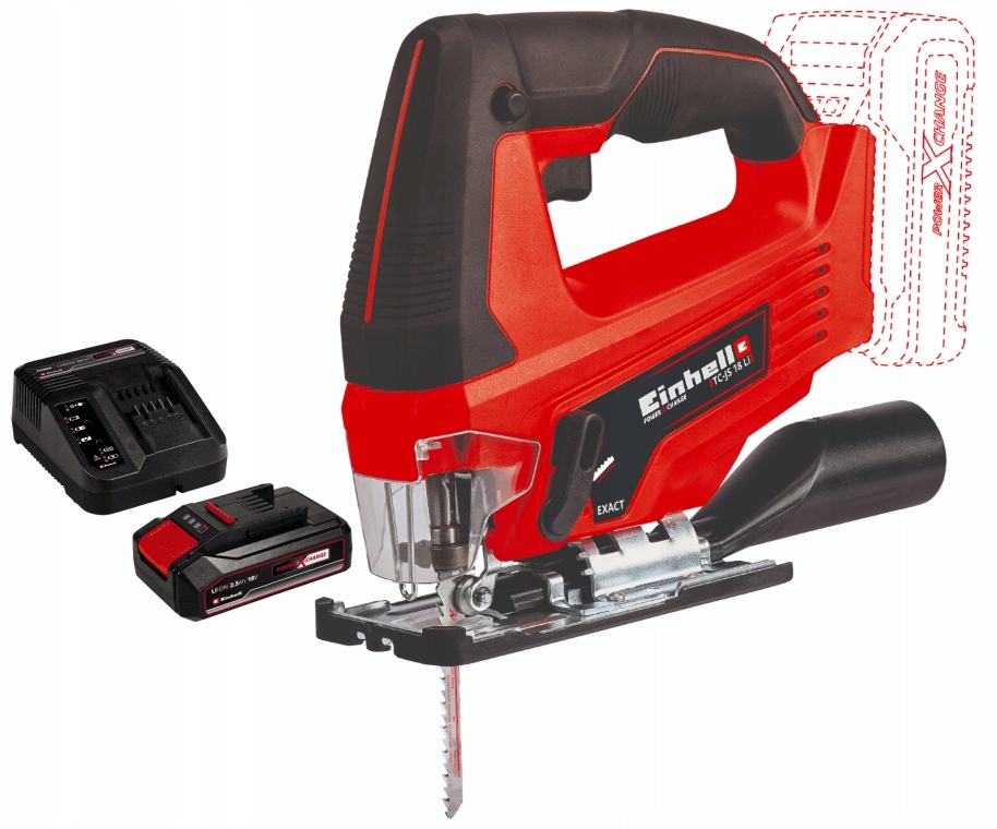 Einhell Pila Einhell Tc-js 18 Li 4321209 Set Akumulátor 2,5AH