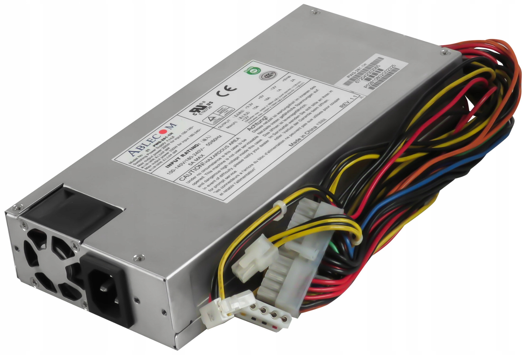 ABLECOM PWS-281-1H 280W 1U SUPERMICRO 672042002065