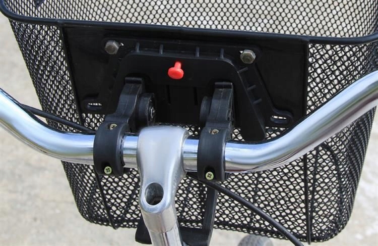 KOSZ NA ROWER DUŻY METALOWY KOSZYK ROWEROWY CLICK Model Koszyk rowerowy