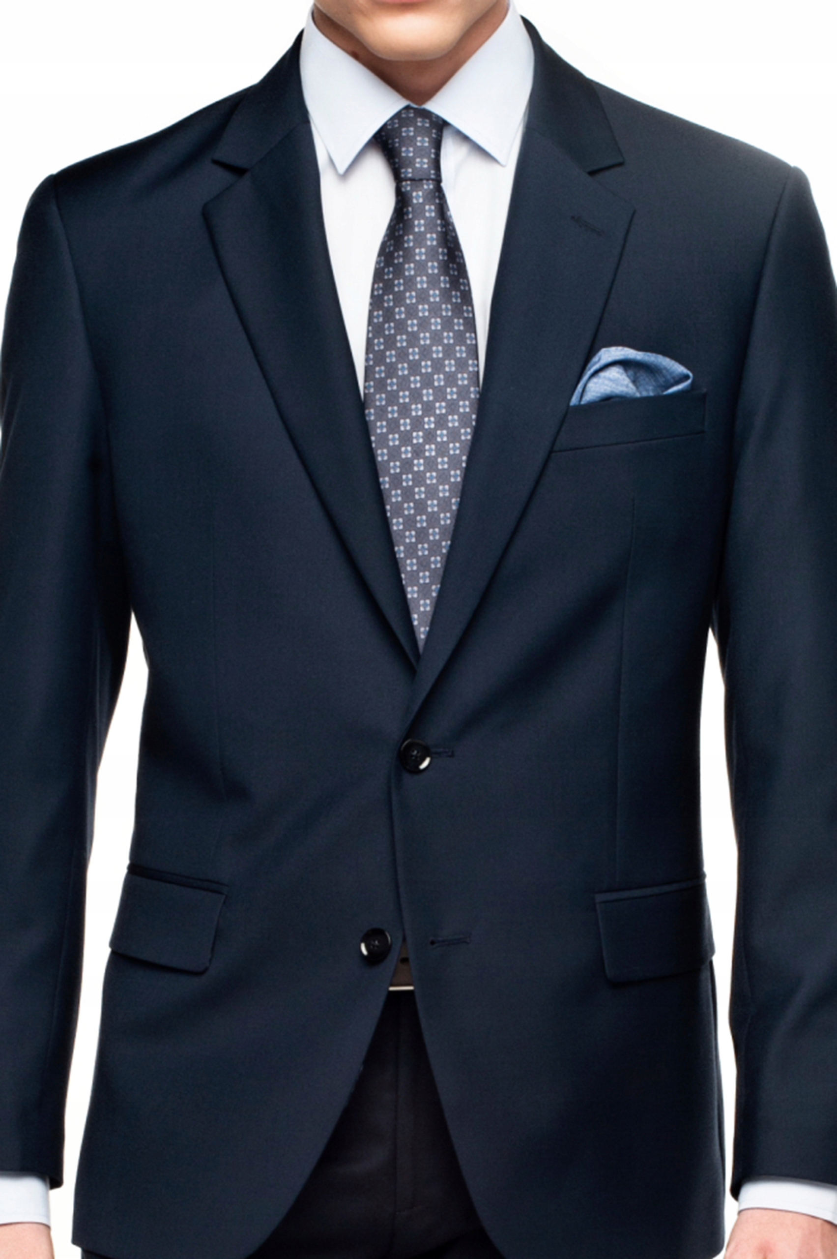 Garnitur męski abram granat regular 164 120 110 Marka Recman