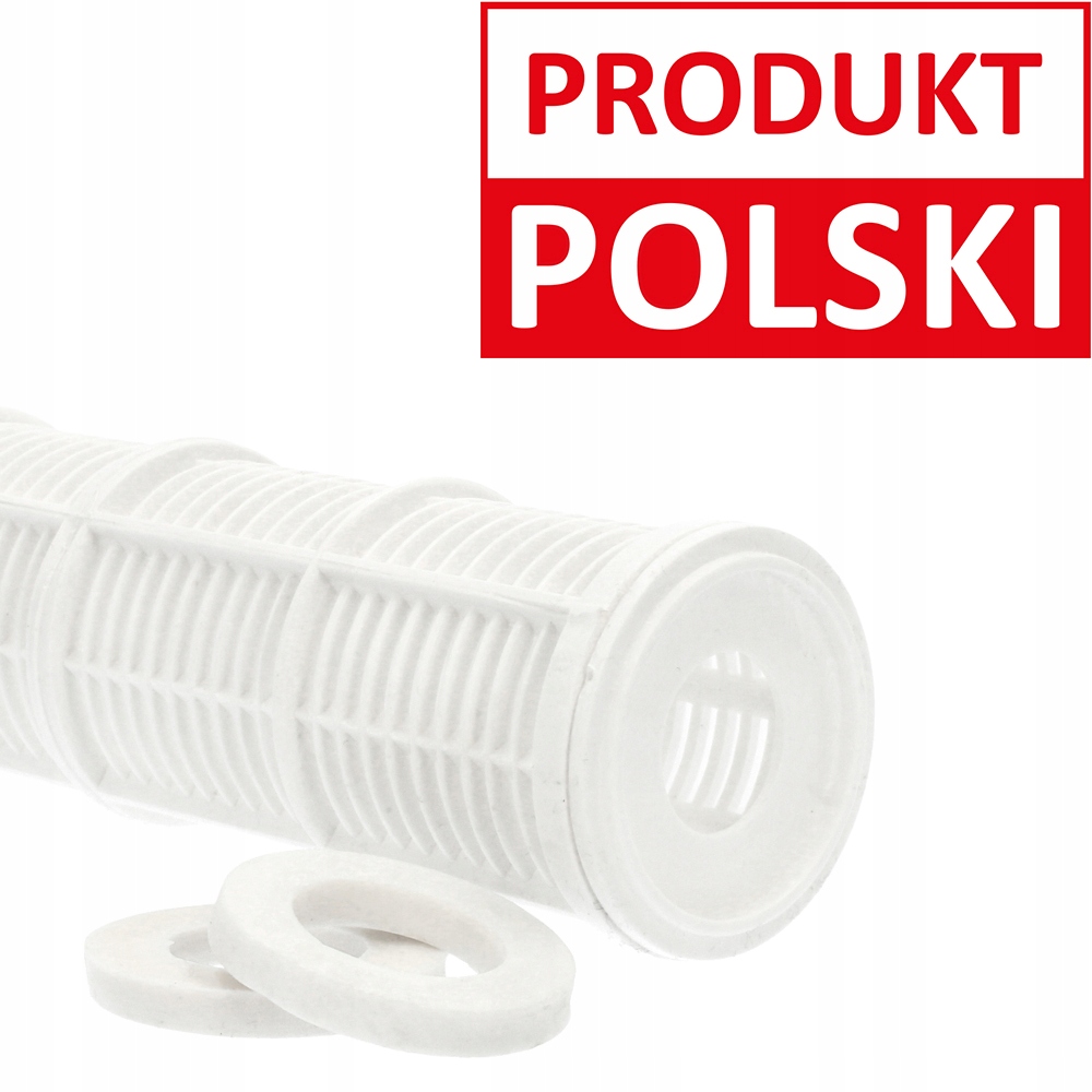 Wkład Filtr Wstępny Wody SIATKOWY 70 Mikronów USTM Piasku Mułu Nylonowy Model NET