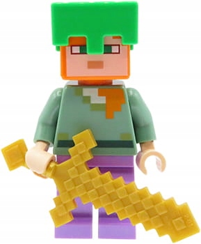 

Lego Minecraft figurka Alex miecz, hełm min089