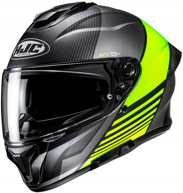 Hjc C71 Morix Black Yellow Integrálna Motocyklová Prilba S