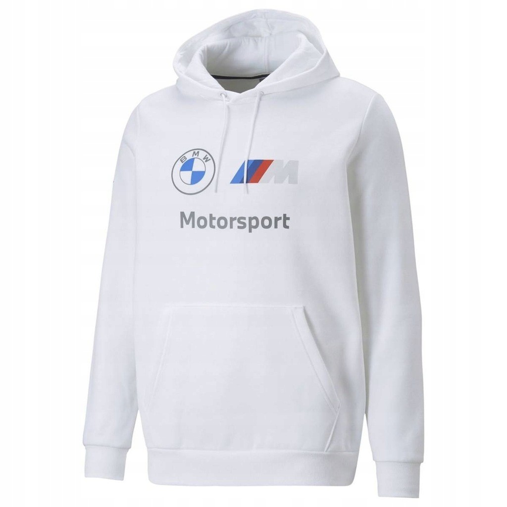 Pánská mikina sportovní s kapucí Puma Bmw 536243-02 bílá Vel. Xs
