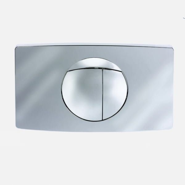 Dvoudílné splachovací tlačítko Chrom Sanit