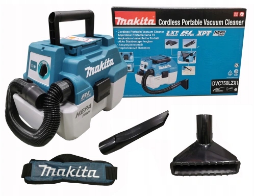 Makita DVC750LZX1 akumulatorowy Mocny odkurzacz 18V Polska Dystrybucja