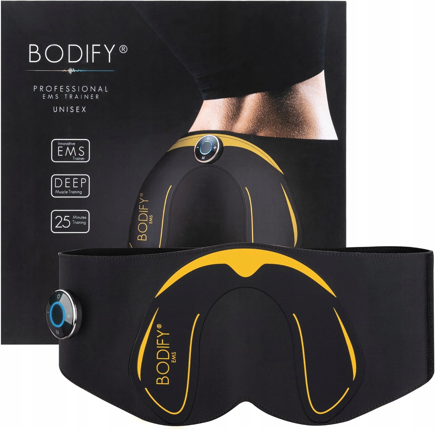 Bodify Ems Posilovač Zad Pro Chip A3 Budování Svalů Držení Těla Unisex