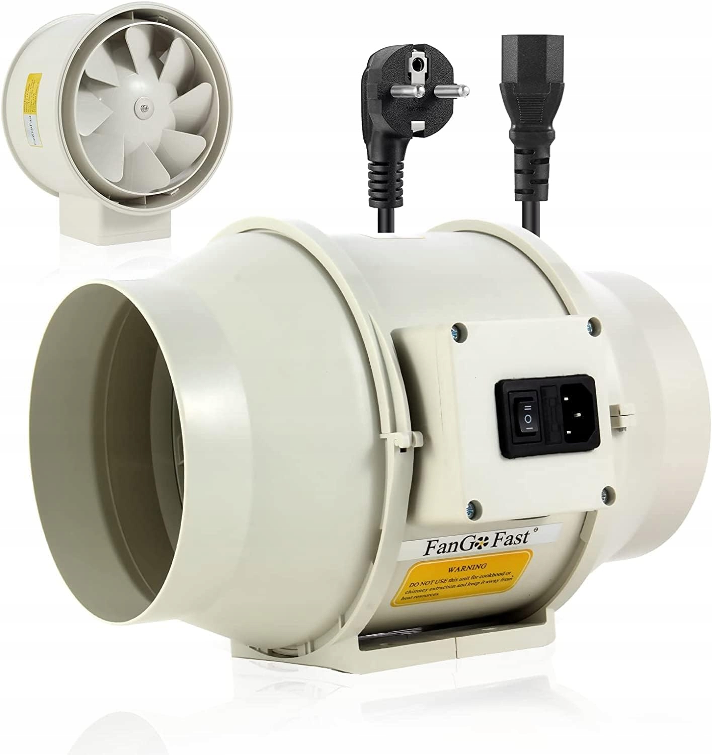 Kanálový ventilátor 125 mm 230 V