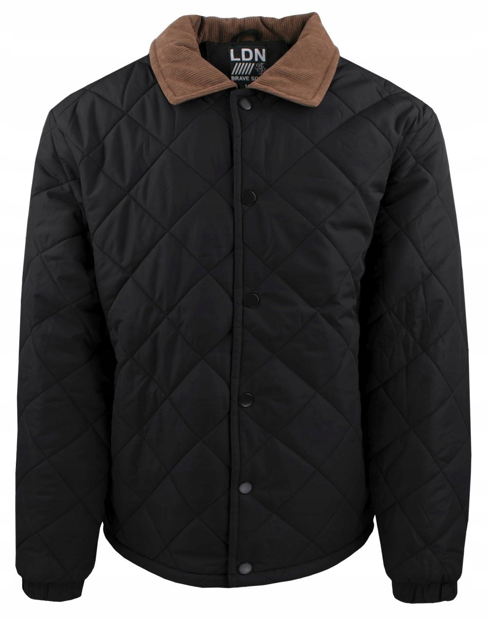 Přechodná (jemně zateplená) prošívaná bunda Brave Soul černá L