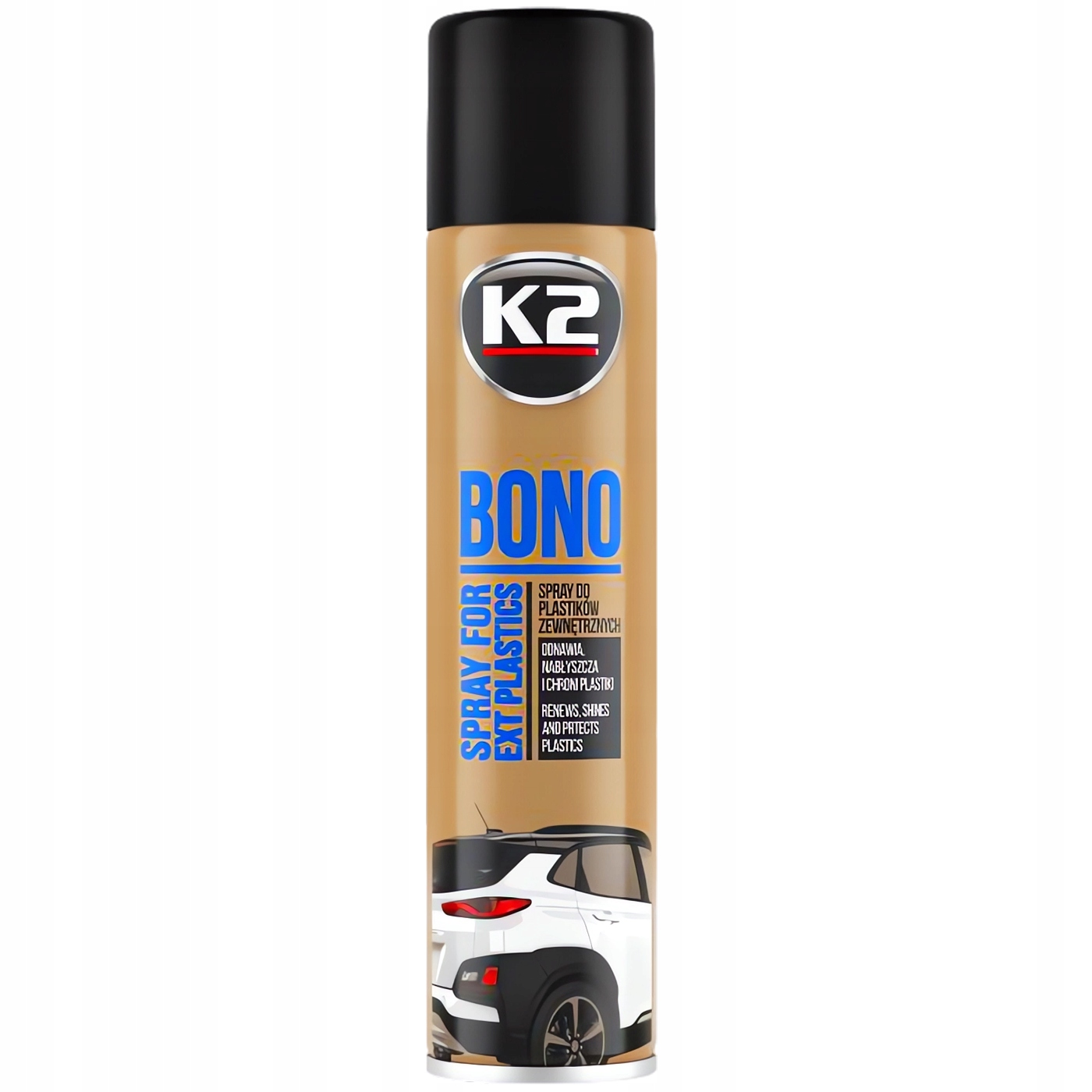 K2 Bono Środek Do Czyszczenia Nabłyszczania I Odnawiania Plastików 300 ML