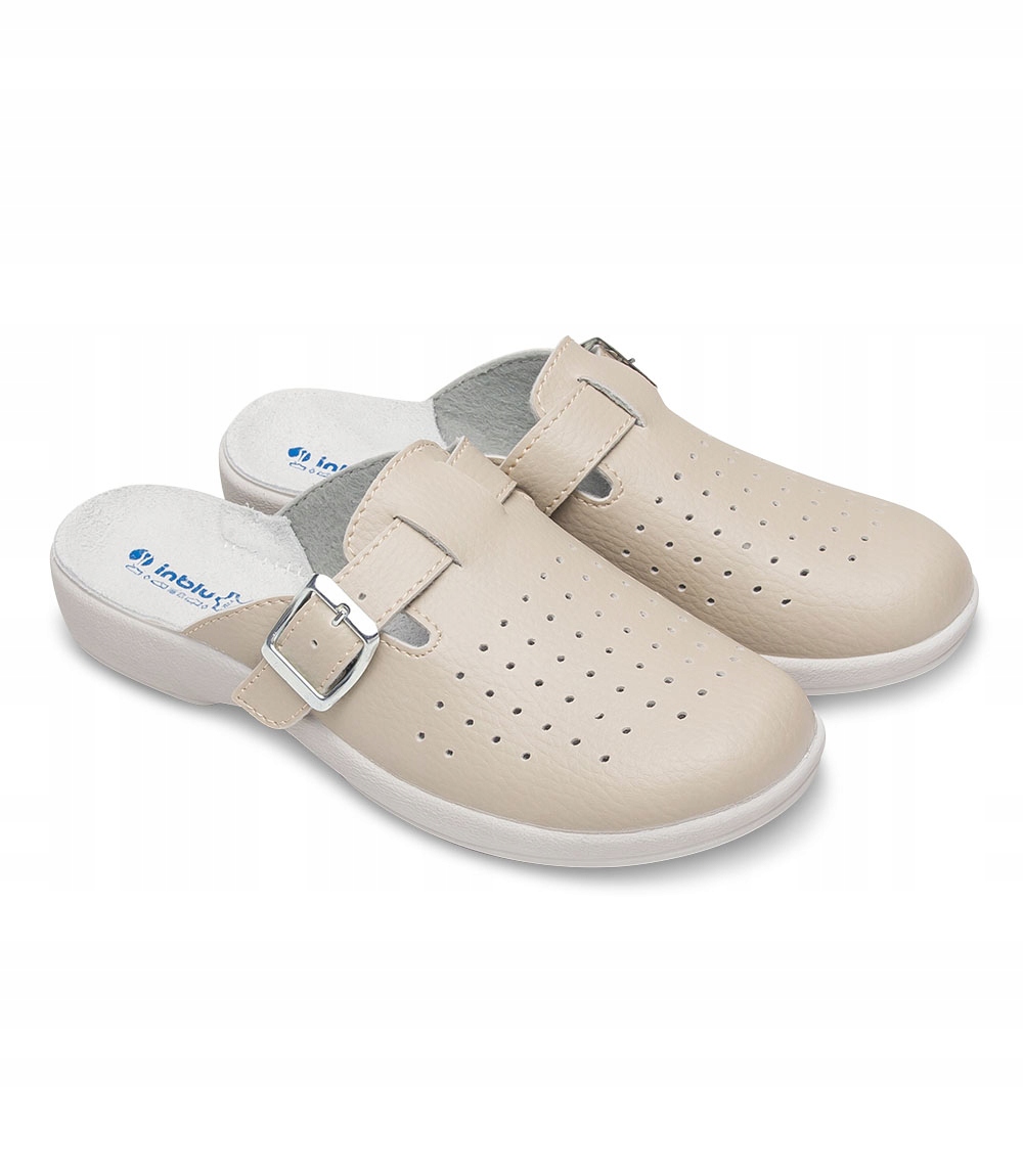 Klapki damskie Inblu AE-01 Beżowe 37 Rozmiar 37