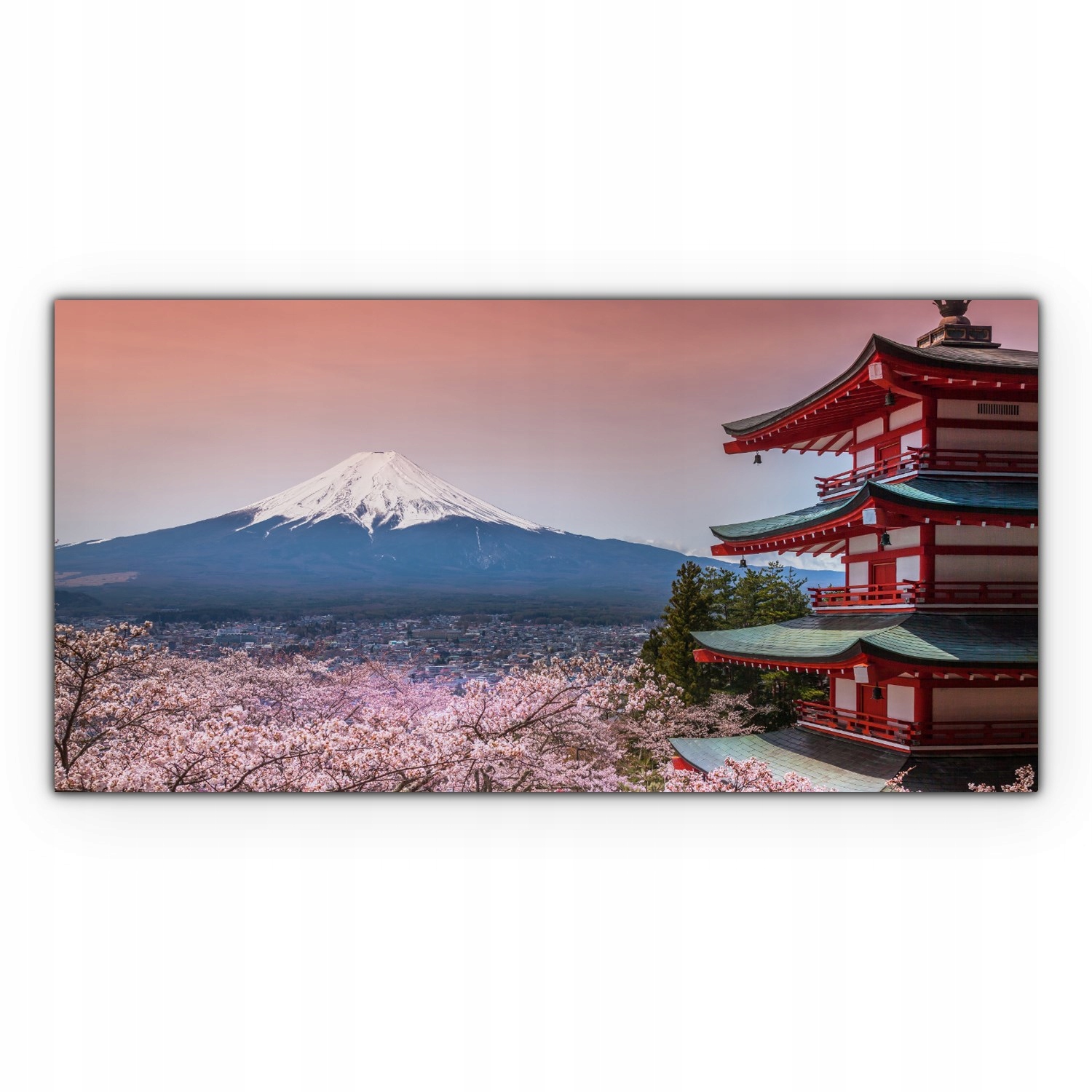 

Obraz na płótnie ścienny 120x60 Pagoda Góra Fuji