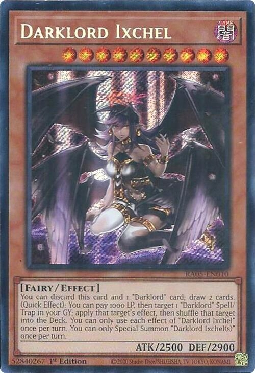 Yu-Gi-Oh! TCG: Darklord Ixchel (ScR) (RA05)