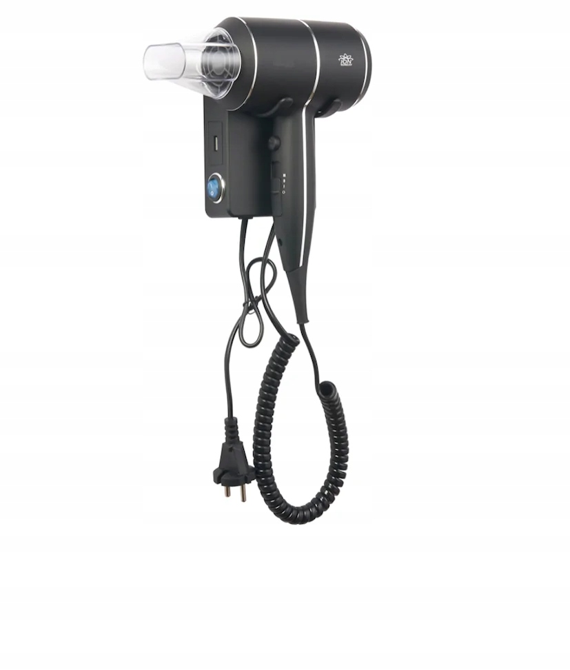 Hotelová sušička vlasov 1800 W Stella čierny satén