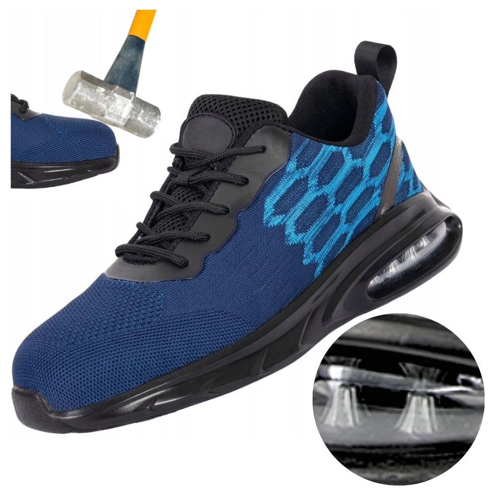 Pánské pracovní boty Sportovní síťované Lehké s Noskem Bozp Air