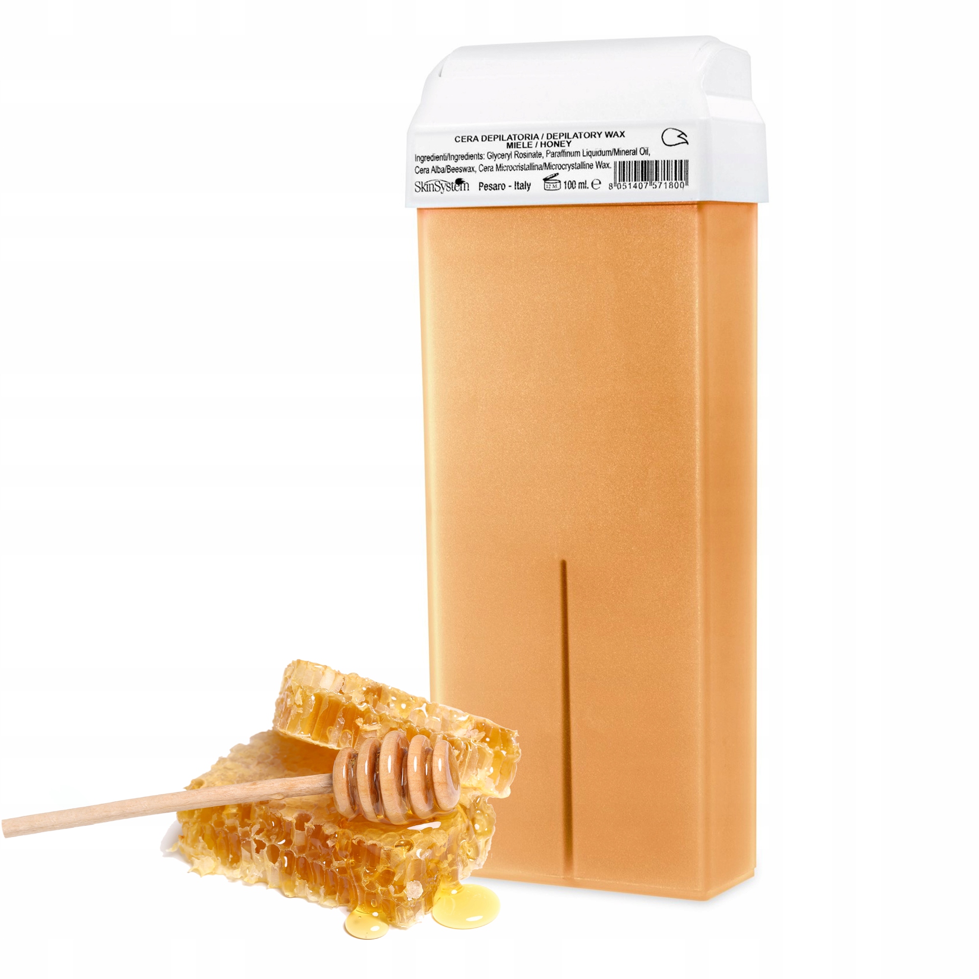 

Wosk do Depilacji Miodowy 100 ml Szeroka Rolka