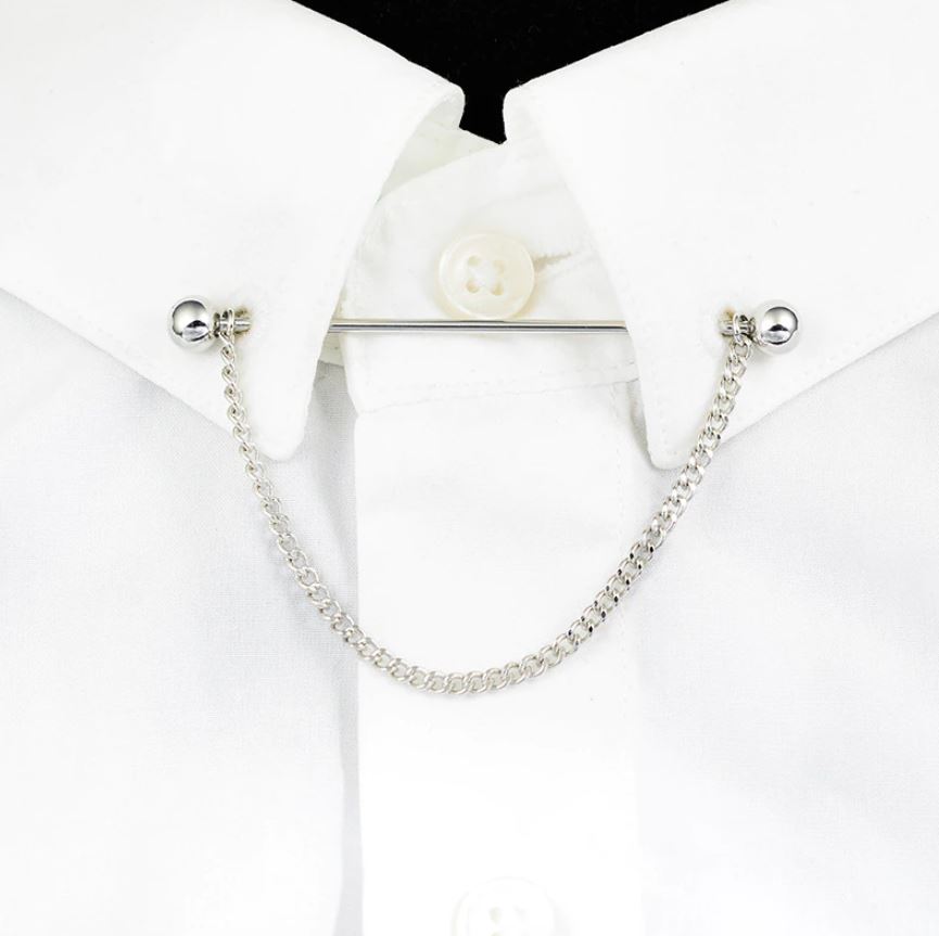 Szpilka do kołnierzyka Pin collar Bar Łańcuszek Si Marka Inna marka
