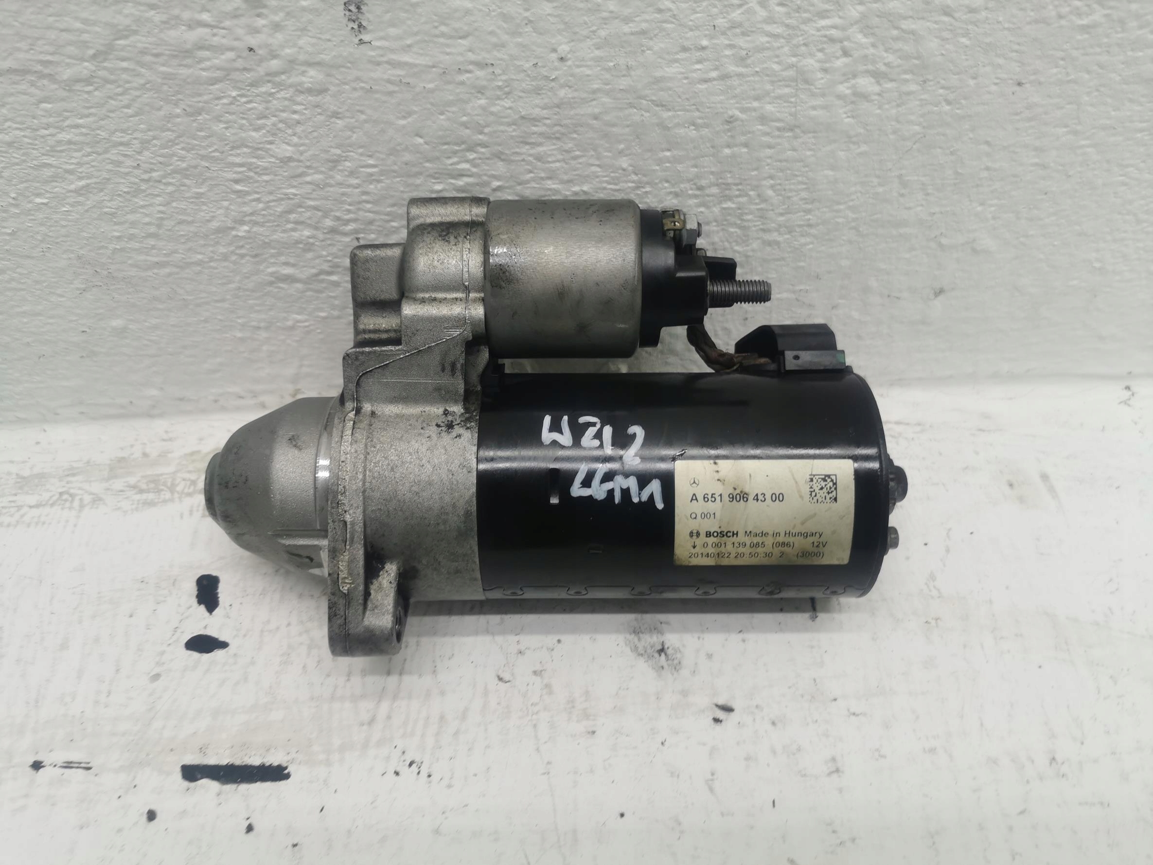 starter MERCEDES E-KLASA W212 2.2 A6519064300