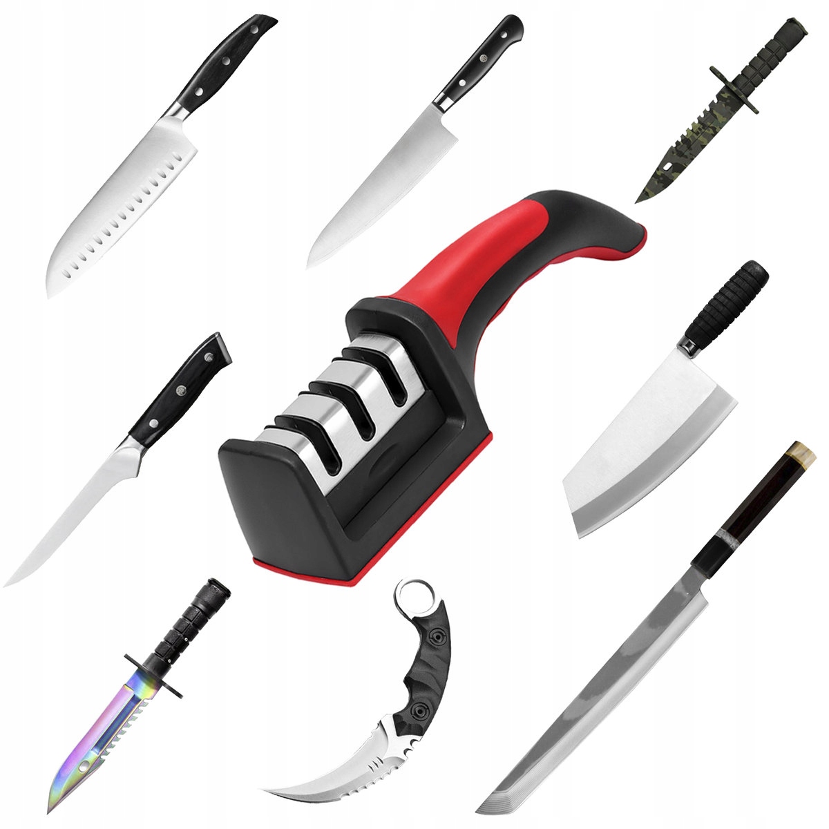 OSTRZAŁKA DO NOŻY OSEŁKA 3w1 Rodzaj standardowa (stalka)