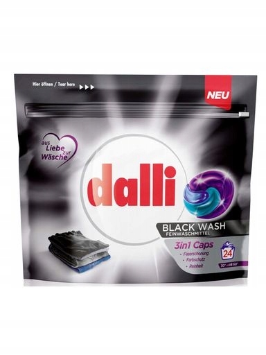 2 x Kapsle na praní Dalli Black Wash 3v1 24 ks