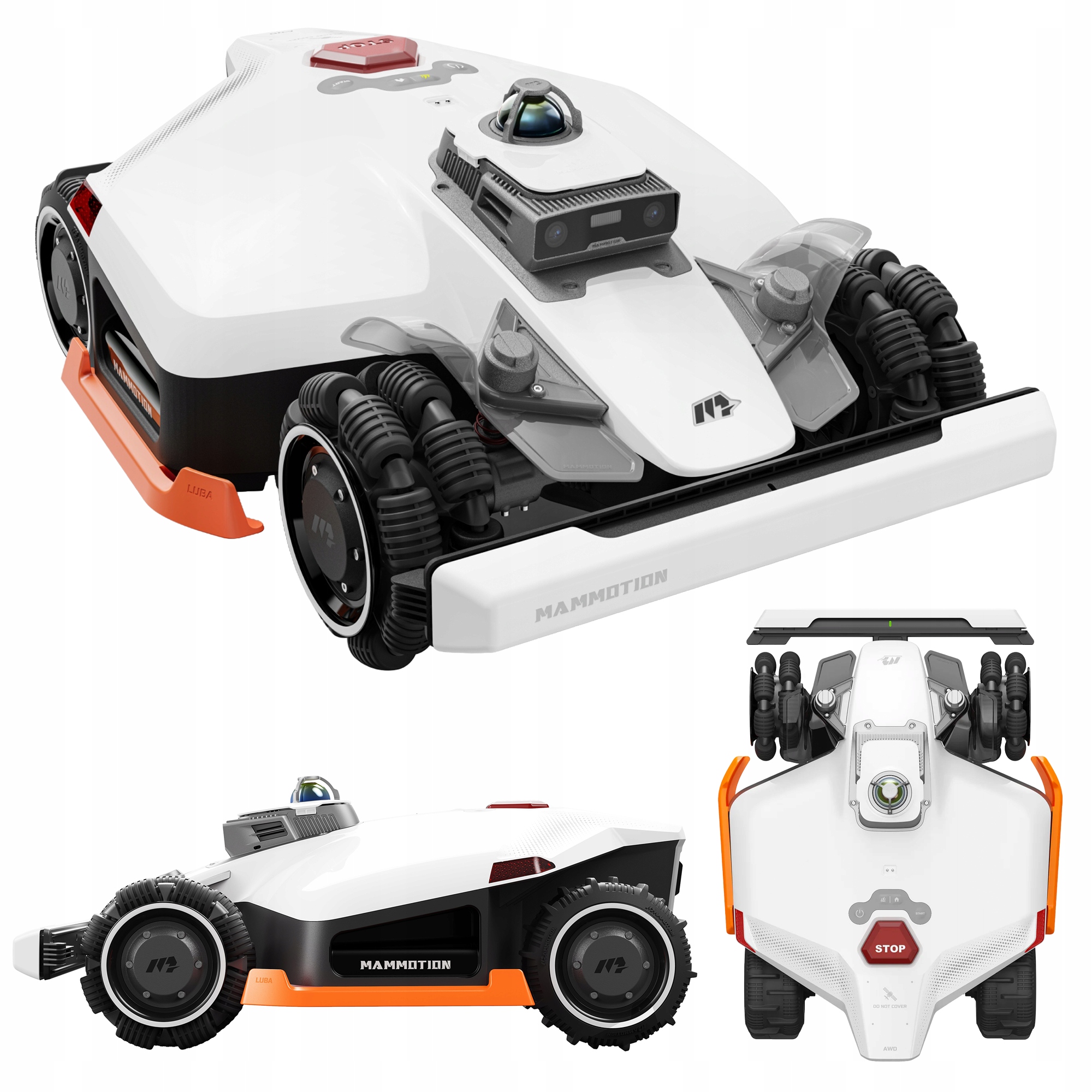 Robot koszący Mammotion Luba 3 Awd 1500 Kosiarka Bez kabla LiDAR
