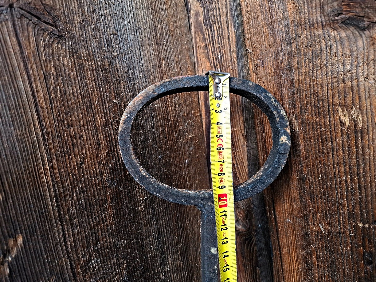 Senovinis liejimo tiglis metalui, skersmuo 20 cm – dirbtuvėms – produkto nuotrauka 9