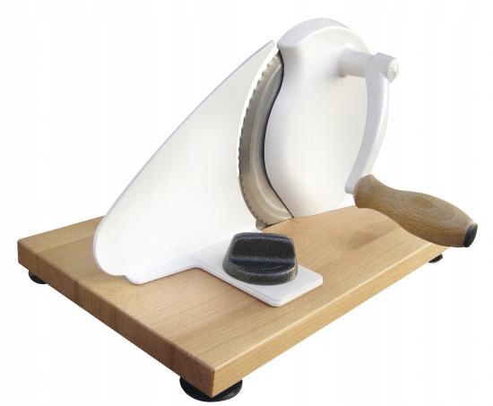 Ručný krájač na chlieb a potraviny Trend biely