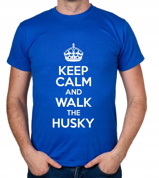 

koszulka Keep Calm And Walk The Husky prezent
