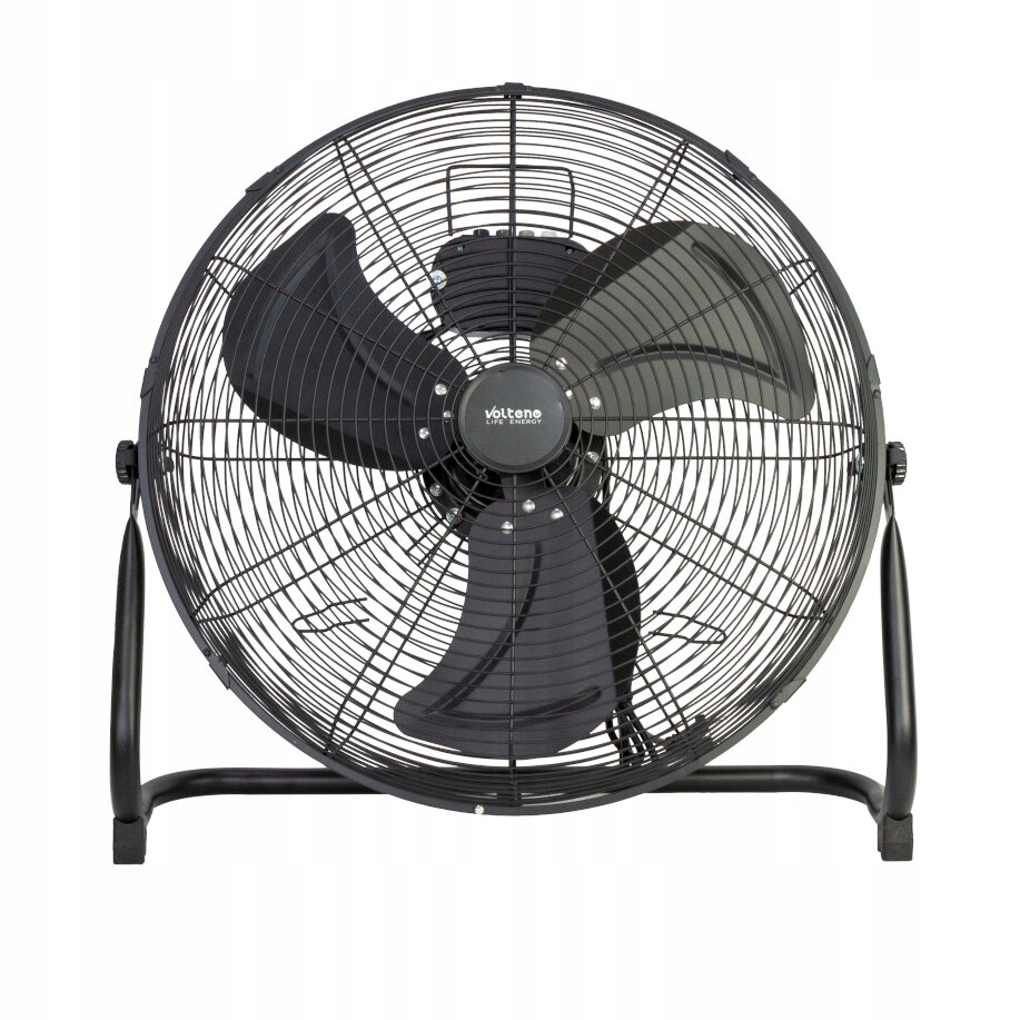 Ventilátor Větrák Stojící Podlahový Cirkulátor 200W 49 cm Černý
