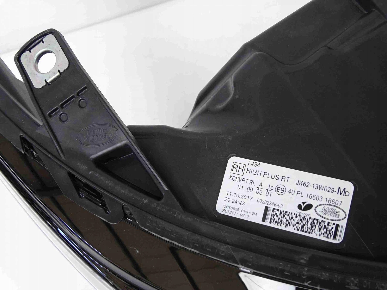 lampa reflektor LED RANGE ROVER SPORT L494 2018- Producent części Land Rover OE