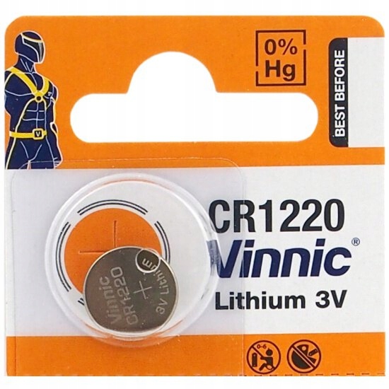 Bateria litowa Vinnic CR1220 1szt