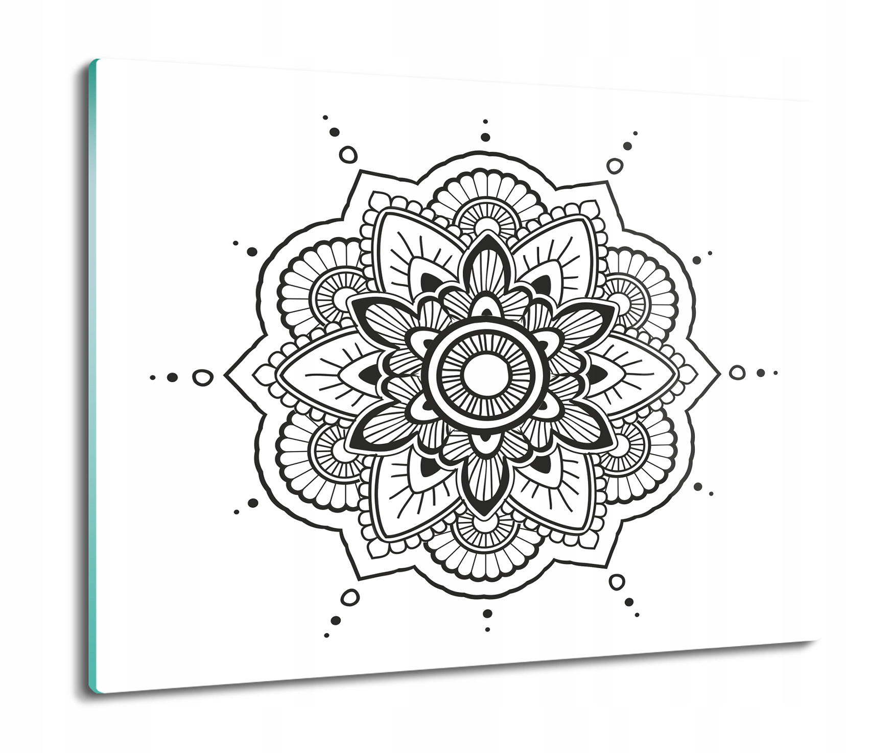 

Rozeta mandala wzór 60x52 deska ze szkła do kuchni