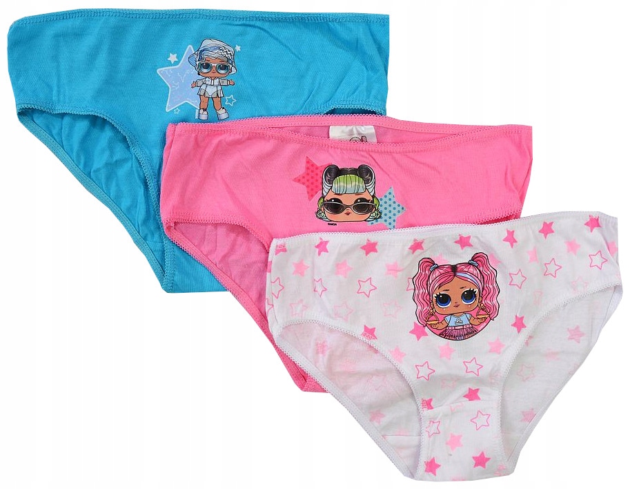 

Figi Majtki 3-pack L.o.l laleczki 122/128 R699E