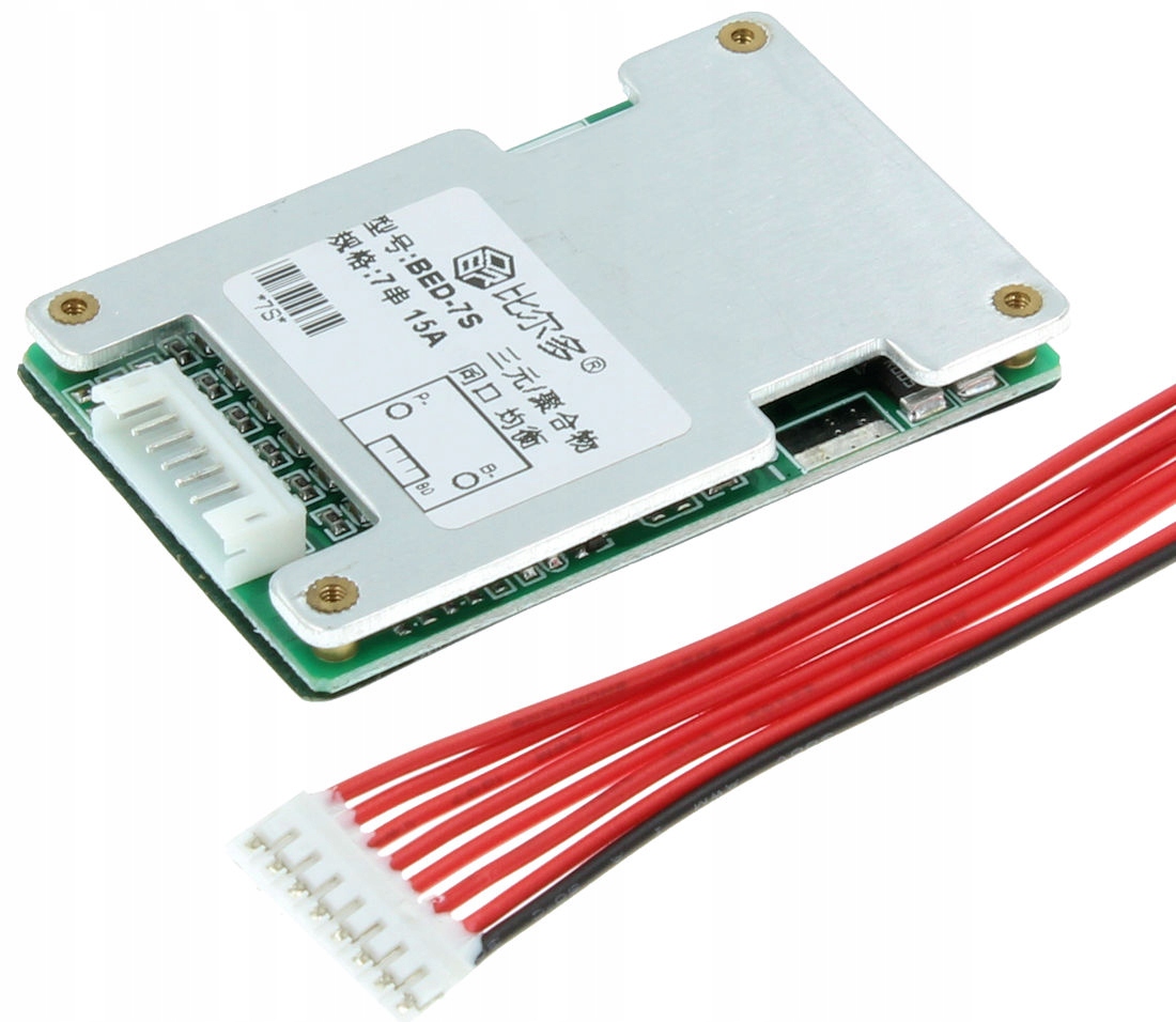 

Moduł Bms 7s 15A Li-ion 29,4V 18650 Ładowarka