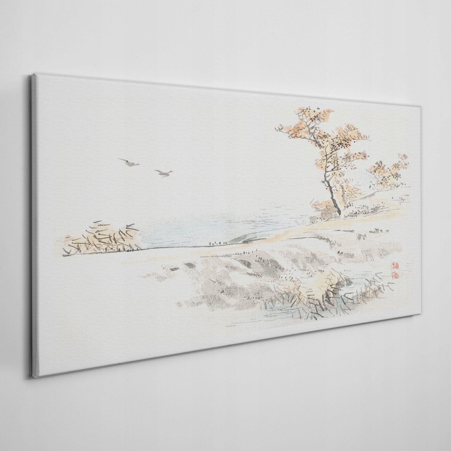 

Obraz na płótnie Morze drzewa ptaki ścieżka 140x70