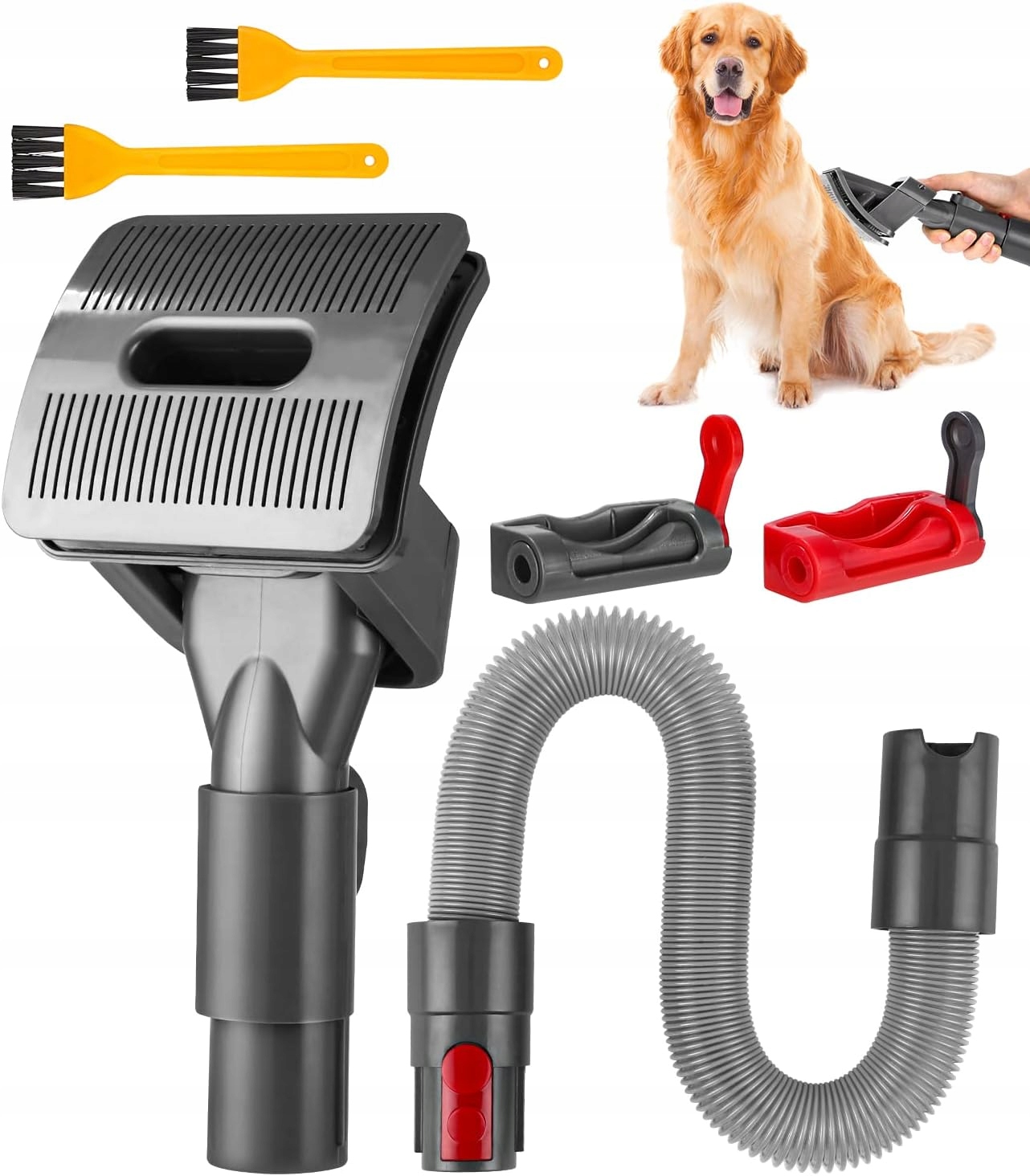 Pečující kartáč pro psa k vysavači Dyson V15 V11V10 V8 V7 adaptér