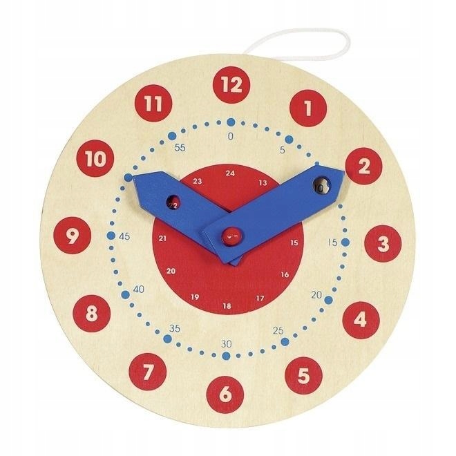 ZEGAR DO NAUKI CZYTANIA GODZIN, GOKI