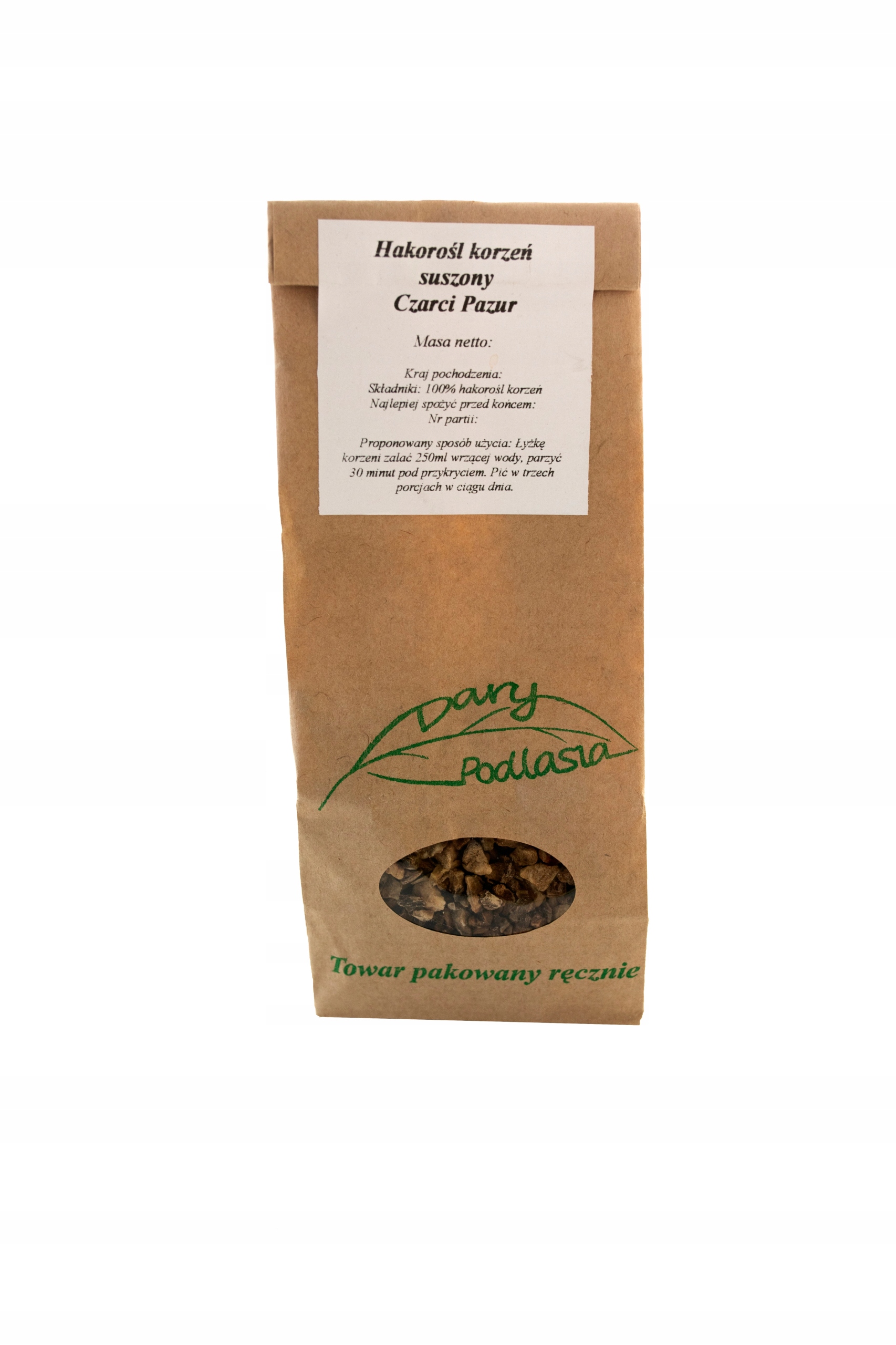 

Hakorośl korzeń (Czarci Pazur) -50g- Dary Podlasia