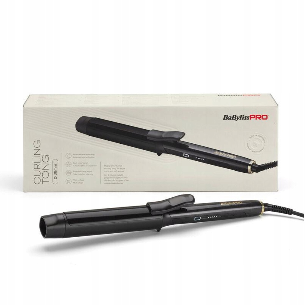 BaByliss Pro Ceramic Black Oxide BAB2495E keramická kulma na vlasy 38 mm