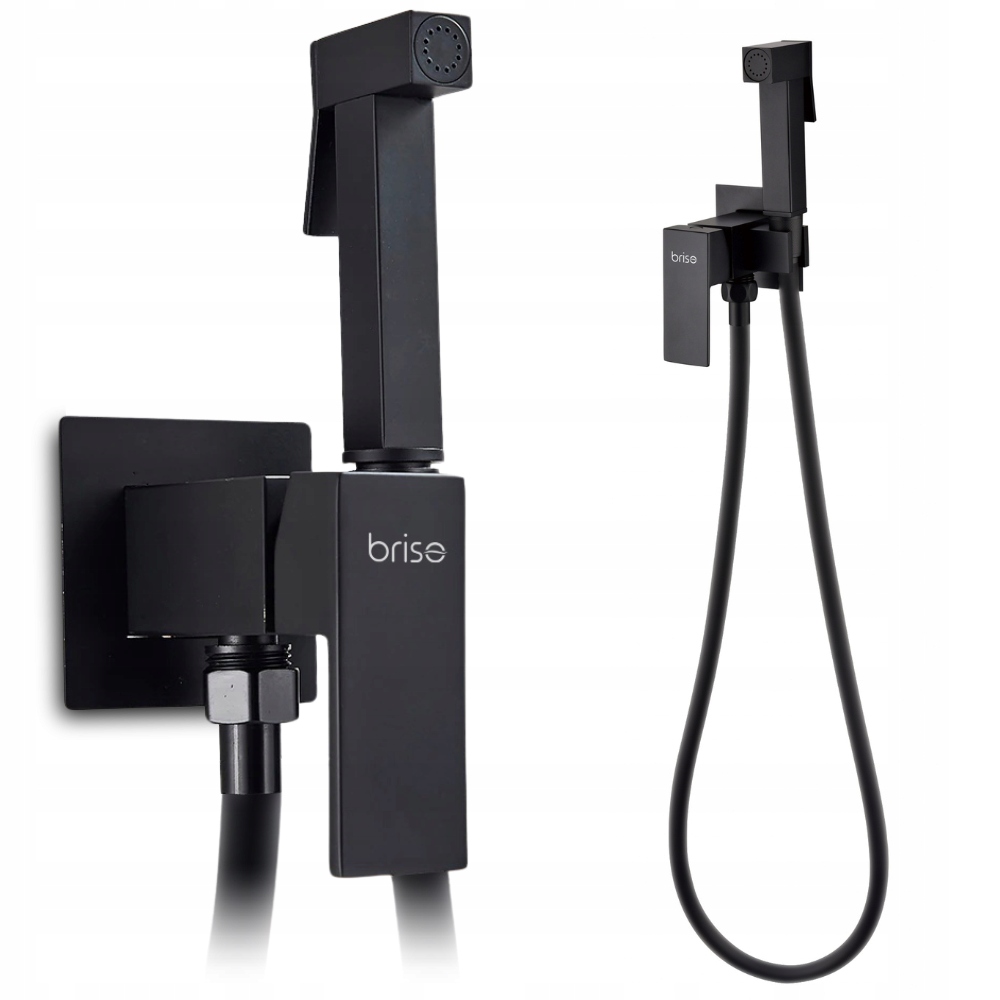 Podomítková Bidetová Baterie Biedetka Bidetu Baterie Wc Myčka Koupelny Černá