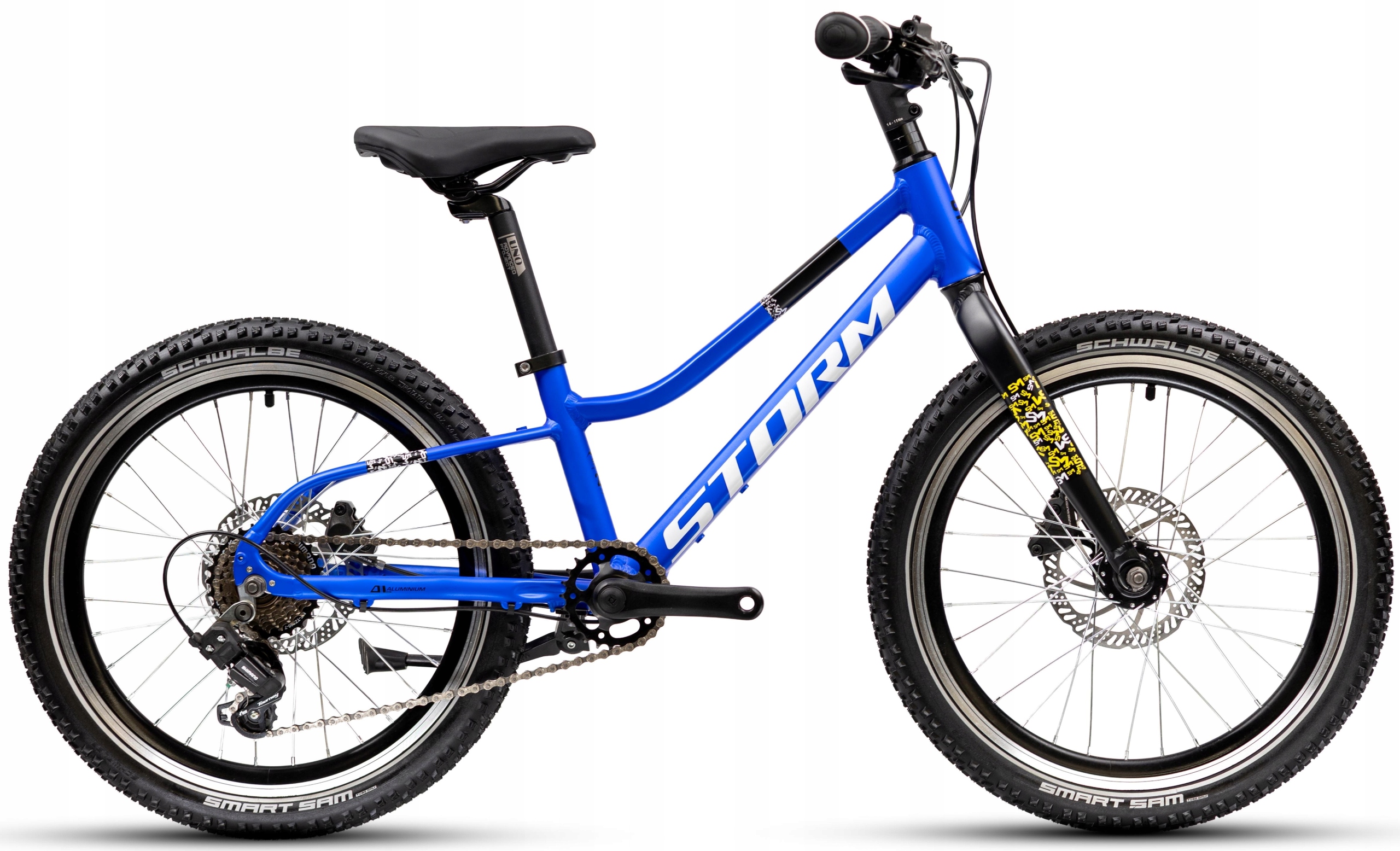 Rower Młodzieżowy 20 Storm Rocky 2D rama 10 koło 20 niebieski 1x7 2026