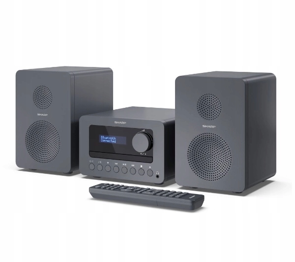 Wieża Sharp Tokyo XL-B514 20W Bluetooth Radio Fm Usb Aux Szary