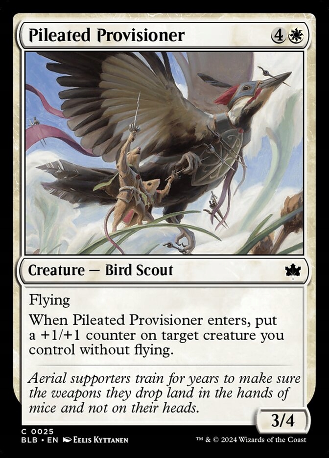 [mtg] Pileated Provisioner (blb)