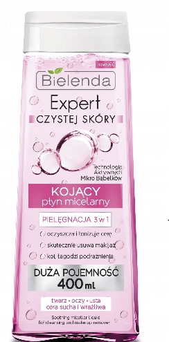 

Bielenda Kojący Płyn Micelarny 3w1 Demakijaż 400ml