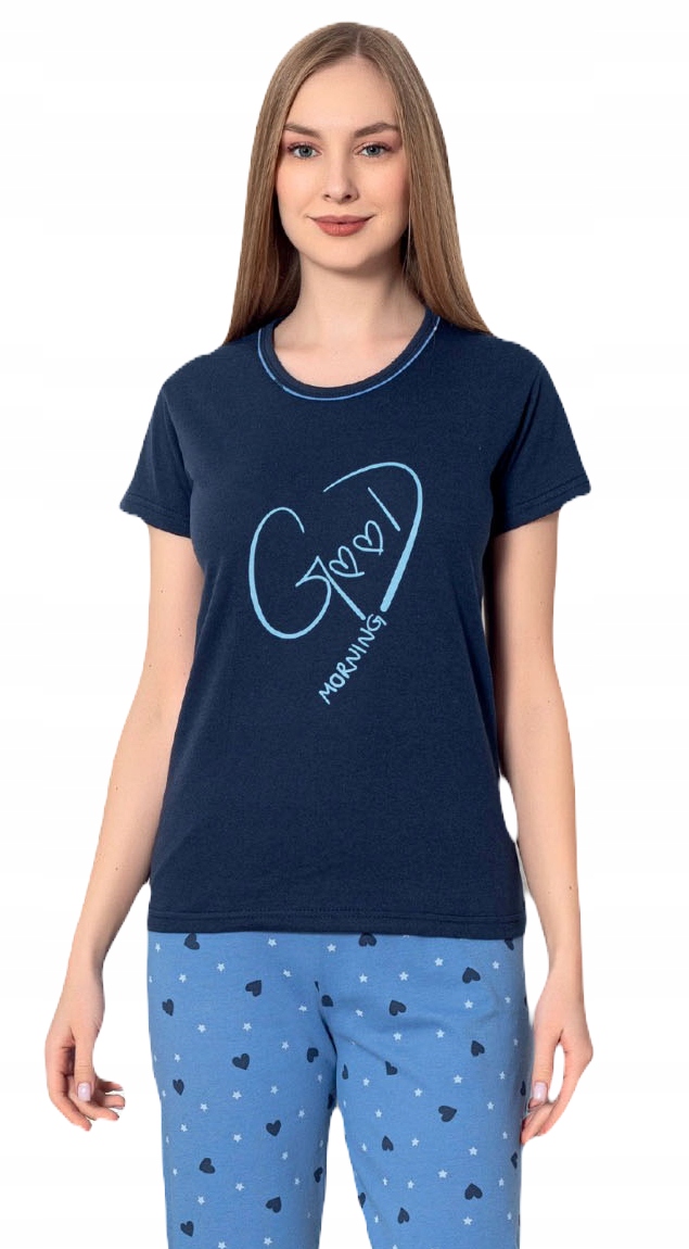 PIŻAMA DAMSKA 3/4 SPODNIE KRÓTKI RĘKAW XL Marka Inna marka